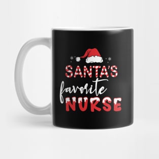 Santa's Favorite Nurse Mug